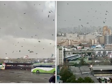 Dirección Meteorológica de Chile confirma que fenómeno registrado en Estación Central fue un tornado de categoría F0