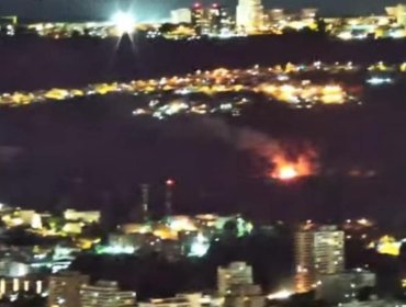 Dos focos de incendio se registran al interior del Parque Sausalito de Viña del Mar