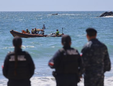 Extienden desde Valparaíso hasta Concón el perímetro de búsqueda de hombre desaparecido en playa de Viña del Mar