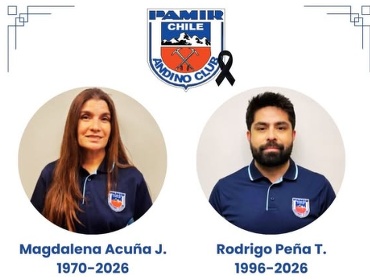Club Andino confirma identidades de dos de las víctimas fatales tras avalancha en Portillo
