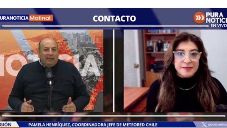 Meteored y sistema frontal que se aproxima a la región de Valparaíso: "Podríamos tener tormentas y posibles granizadas"
