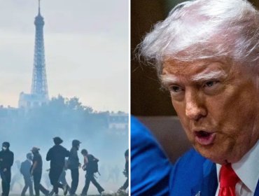 Trump apunta a la migración por las protestas en Francia y exige el cierre de fronteras: "Se han apoderado del país"