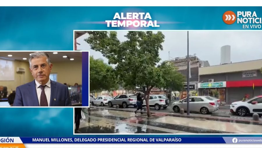 Delegado Presidencial de Valparaíso por sistema frontal: “La región ha resistido bien”