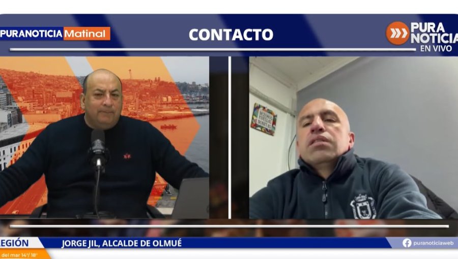 Alcalde Jorge Jil advierte que durante el peak de la tormenta, "Olmué sería una de las comunas más afectadas"