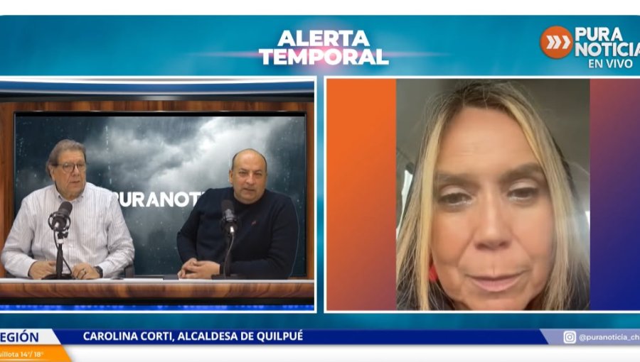 Alcaldesa de Quilpué por sistema frontal: “Hoy día las situaciones críticas las tenemos en Río Baker y en el sector de John Kennedy”