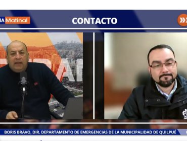 Director de Emergencias de Quilpué y posibles contingencias por las lluvias: "Hicimos un llamado fuertemente a Chilquinta por los cortes de energía"