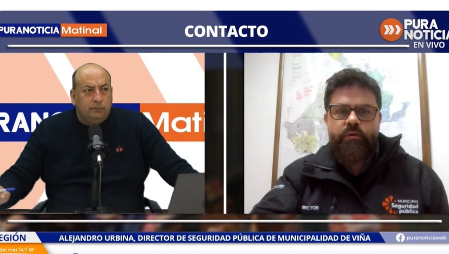 Director de Seguridad Pública de Viña del Mar y recomendaciones de cara al temporal: "A provisionarse en los locales más cercanos, no venir al plan"