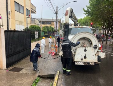 Municipio de Viña del Mar destaca buena respuesta de la ciudad ante el sistema frontal