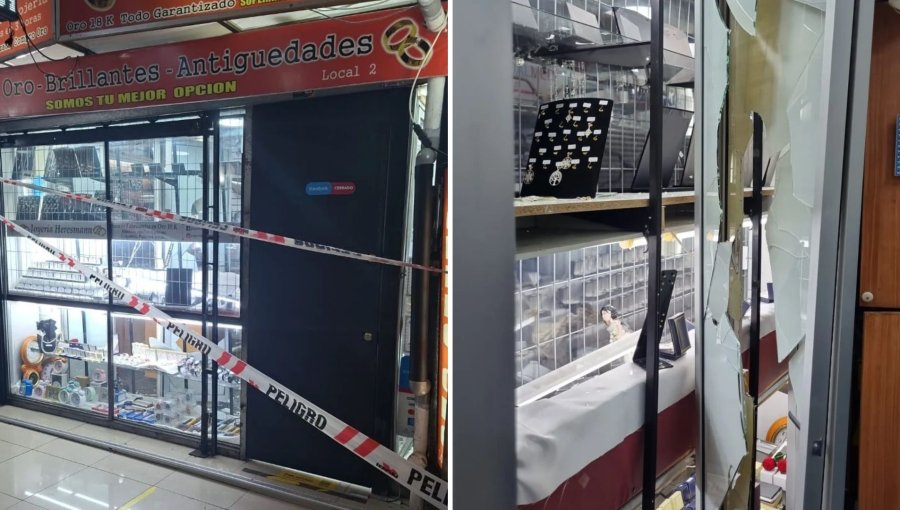 "Fue bastante traumático”: trabajadora relata dramáticos momentos vividos en medio de asalto a joyería en pleno centro de Viña del Mar