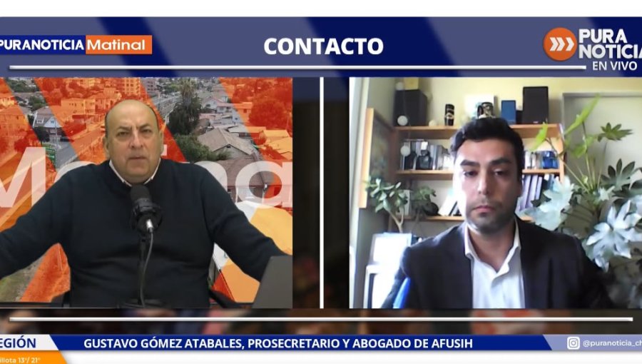 Prosecretario de Afusih tras problemas en ascensores del Hospital Fricke: "La dirección del Servicio de Salud debe tomar medidas sobre la continuidad del señor Gac Becerra"