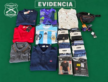Sujeto con más de 100 reiteraciones fue detenido una vez más por hurto en tiendas de un centro comercial de Viña del Mar