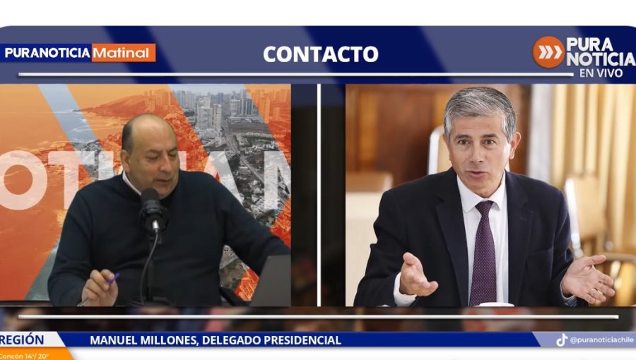 El balance del delegado Manuel Millones tras el sistema frontal: "Tres viviendas afectadas y una destruida en Valparaíso, Algarrobo y Santa María"