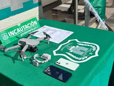 Gendarmería derriba dron que intentaba ingresar droga y dos celulares a la cárcel de Antofagasta