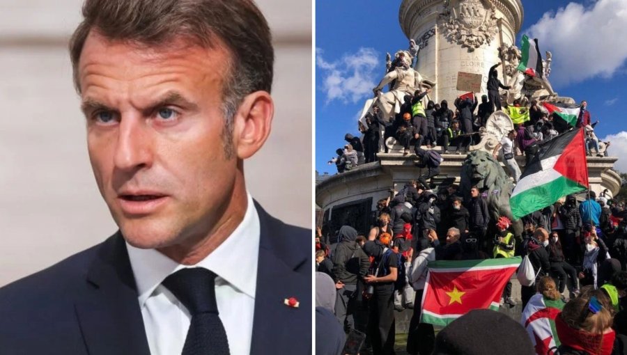 Macron defiende su gestión de las protestas en Francia y denuncia posibles indicios de "manipulación extranjera"