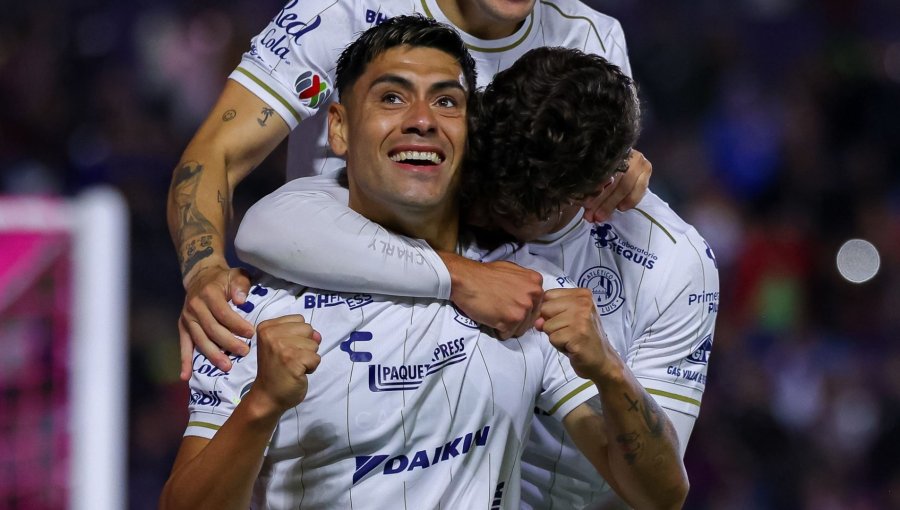 Felipe Mora brilla con un doblete, rompe su sequía goleadora y lidera el triunfo de Atlético San Luis en México