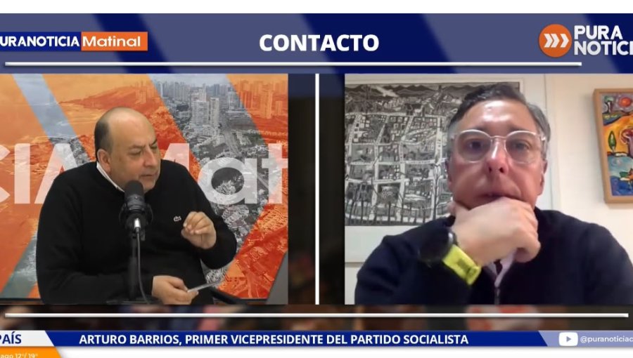Arturo Barrios, vicepresidente del PS, y castigo al senador Pedro Araya: "Es una dinámica de comité que decidió cambiar a la persona a cargo de esa comisión"