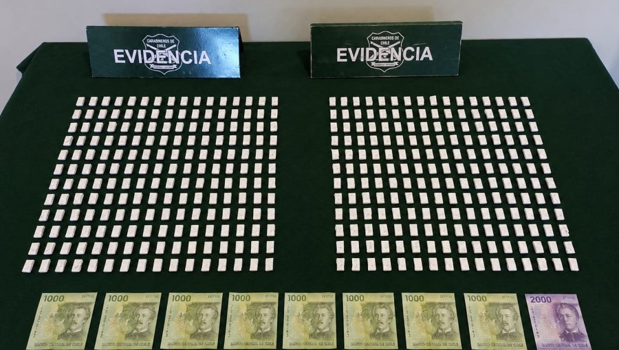 Decomisan más de 300 envoltorios de droga y detienen a tres personas en La Ligua