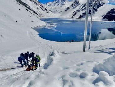 Amplio operativo permitió recuperar el tercer cuerpo tras la fatal avalancha en Portillo