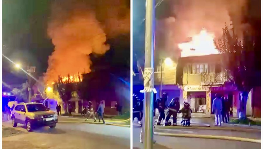 Incendio que afectó a tres viviendas en La Calera dejó 30 damnificados y dos lesionados