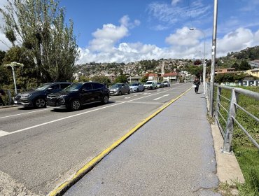 Temor por robos y falta de seguridad en el puente Lusitania y en la plaza Miraflores: "De noche se vuelve bastante peligroso"