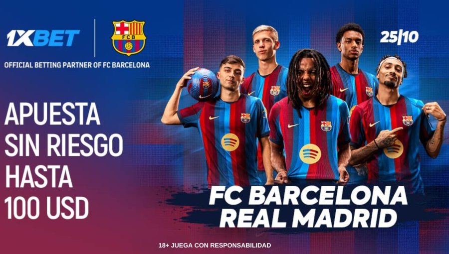 FC Barcelona vs Real Madrid CF: primer El Clásico en el Spotify Camp Nou con una apuesta gratis de hasta $100