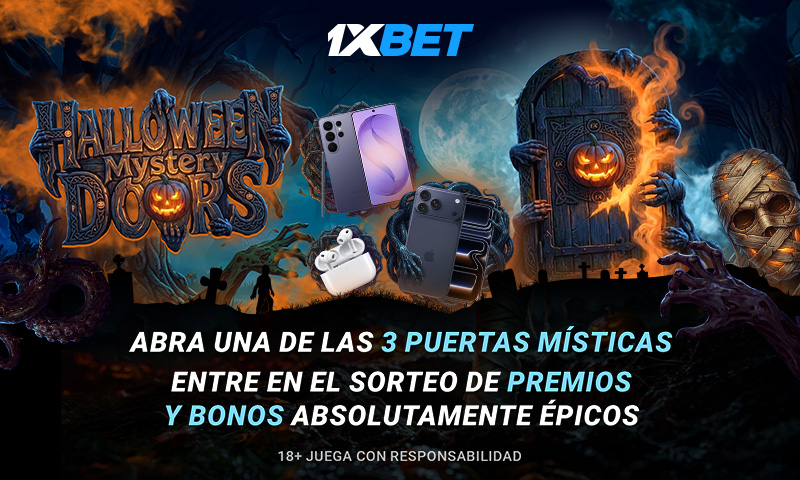 Abre las Puertas Misteriosas y gana premios espeluznantemente increíbles: 1xBet y su nueva promo de Halloween