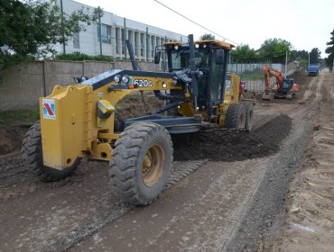Inician obras de pavimentación en calle Riñihue, nueva vía de conexión para Reñaca