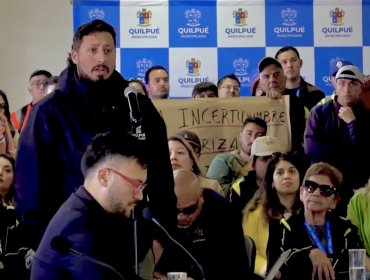 Funcionarios municipales de Quilpué acusan abandono de concejales y de alcaldesa: "Nos vamos sin un sustento para mañana"