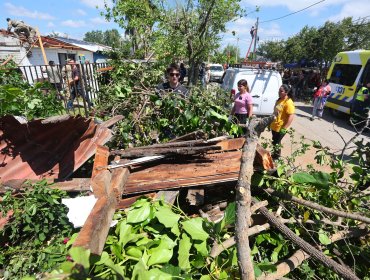 92 viviendas con daños de distinta magnitud en Requínoa tras tornado: anuncian entrega de subsidio