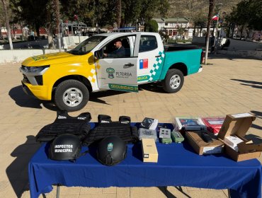 Petorca refuerza la seguridad comunal con nuevo vehículo 4x4 y equipos de protección