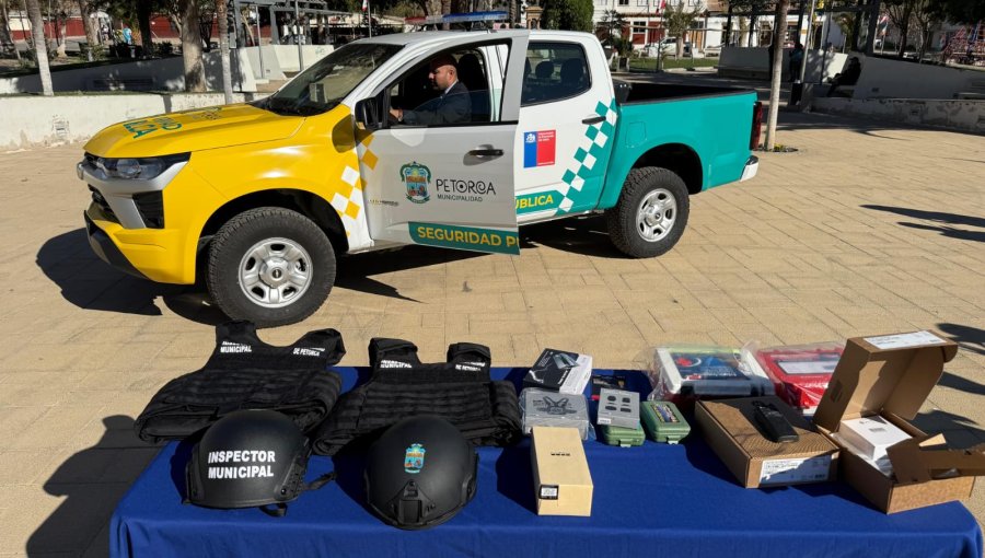 Petorca refuerza la seguridad comunal con nuevo vehículo 4x4 y equipos de protección