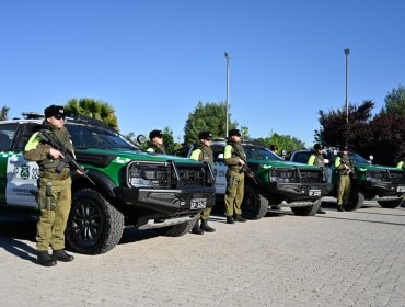 Cinco nuevos vehículos blindados de Carabineros reforzarán el control fronterizo en la Macrozona Norte