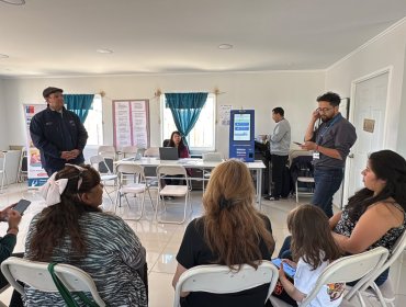 Más de 50 vecinos de Villa Independencia en Viña del Mar realizaron trámites en operativo del Registro Social de Hogares