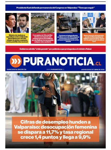 Edición Digital 726 Jueves 29 de Octubre de 2026