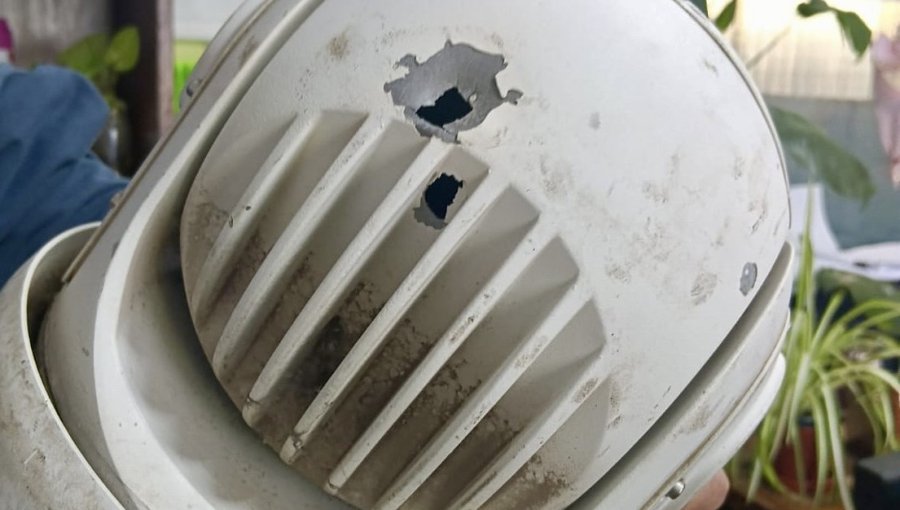 Delincuentes balean cámara de seguridad municipal en Llay Llay y amenazan a funcionarios que acudieron a repararla
