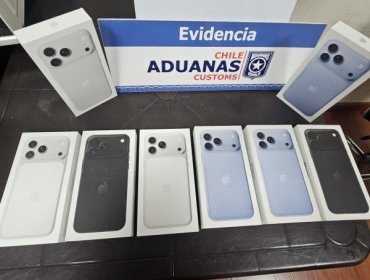 Incautan más de 250 celulares y otros dispositivos electrónicos avaluados en US$90 mil en Arica
